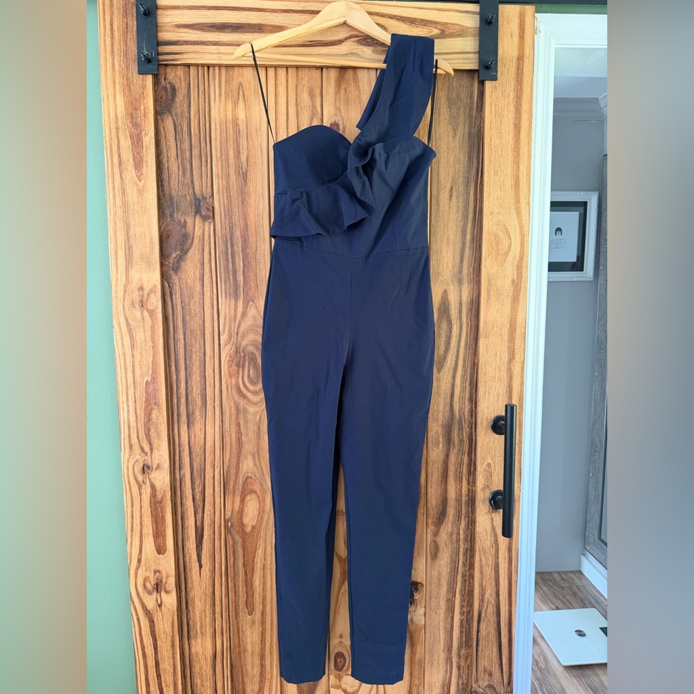 Vesper Navy Dress with Branded Tag